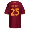 AS Roma Gianluca Mancini #23 Hjemmedrakt Kvinner 2025-26 Kortermet
